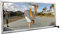 EUROPALMS Reklamewand, beleuchtet, aluminium | Höhe: 210 cm | Breite: 110 cm | Tiefe: 10 cm