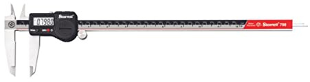 Starrett 798B-12/300 Digital Calliper, Stainless Steel, Battery Powered, Inch/Metric, 0-12 Range, +/-0.001 Accuracy, 0.0005 Resolution, Meets DIN 862 Specifications