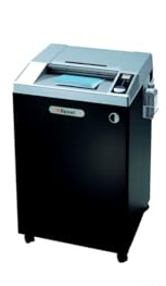 Rexel RLWS47 Aktenvernichter 2103047EU (für Großbüros, Streifenschnitt, Manueller Einzug, 175L Entnehmbarer Abfallbehälter, 47 Blatt Kapazität) schwarz/silber