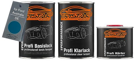 TRISTARcolor Autolack Set Dose spritzfertig für Ford Australia DE Max Blue Basislack + 2K Klarlack 2,5L
