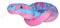 Wild Republic Plush Snake Schmetterling, Plüsch-Schlange, Riesen-Kuscheltier, 137 cm, Baby Shower Geschenk, Stofftier, Füllung aus recycelten Wasserflaschen, 54