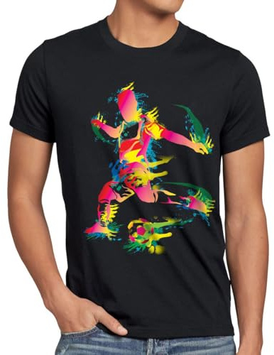 style3 WM 2026 Deutschland Fußball T-Shirt Herren Fussball Weltmeisterschaft Europa Fan-Shirt