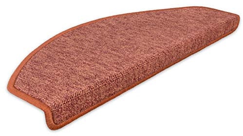 Kettelservice-Metzker Stufenmatten Treppen-Teppich Rambo 15er SparSet 17 Farben (-Terra-)