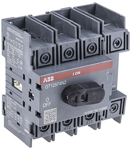 abb-entrelec ot125 °F4 N2 – secciónador/secciónable Switch 4 Poles 125 A 125/90 A/A