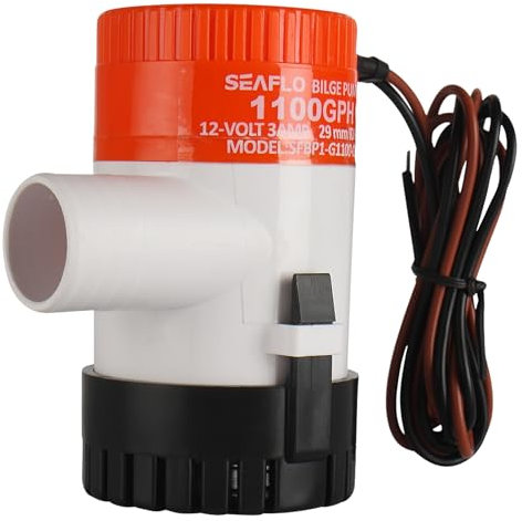 Seaflo 1100 GPH 12v Boat Marine Plumbing Electric Bilge Pumps (1100gph 12v)