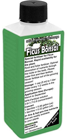 GREEN24 Ficus Bonsai Liquid Fertilizer NPK for Ficus ginseng, retusa, microcarpa, Bonsai Fertilizer