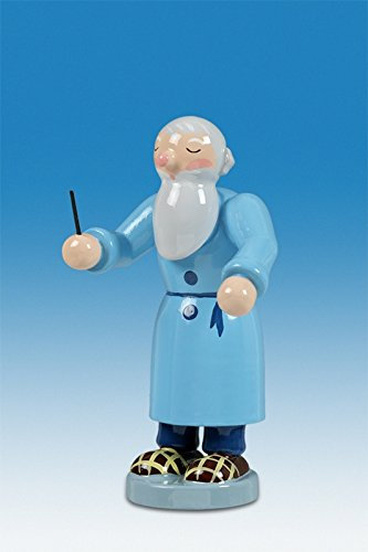 Rudolphs Schatzkiste Holzfigur Petrus als Dirigent Höhe 6cm NEU Holzengel Instrument Seiffen Erzgebirge Figur Dekoration Holzfiguren Weihnachten Fensterschmuck Spielzeug Deko Weihnachtsfigur