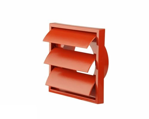 Extractor Fan Wall Terracotta Gravity Grill Grille Ventilation 4 5 & 6 (6 150mm)