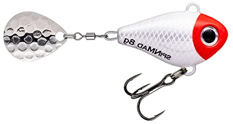 SpinMad Jigmaster Bleikopfspinner 8g - Jig Spinner, Farbe Lieblingsköder:Redhead