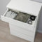 Ikea-Kullen-Schubladen-Kommode, Schlafzimmer-Möbel, mit 5 Schubladen, weiß