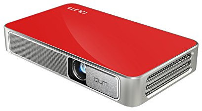 VIVITEK Qumi Q3 Plus Projecteur Wi-Fi LED DLP WXGA, 1280 x 720, puissance de 500 ANSI lumens et rapport de contraste 50000:1, rouge