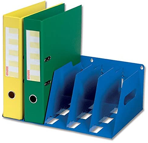 Rotadex Lever Arch Filing Rack Portable Rigid Metal W425xD300xH160mm Blue Ref LAR5BLUE
