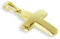 Kreuz Anhänger für Taufe und Kinder echt 14 Karat Weißgold 585 22mm (Art. 203158) Gratis Express Gravur