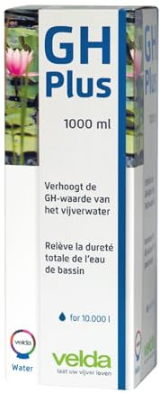 Velda 121953 - GH Plus, Prodotto per Aumentare la durezza dell'Acqua, per laghetti da 10000 l, 1000 ml