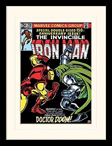 Iron Man 30 x 40 cm Dr. Doom Mounted and Framed Print