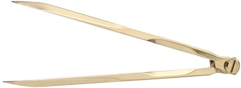 Dreimaster-Bootszubehör, Marinezirkel - Navigationszirkel, gerade 17 cm Messing poliert