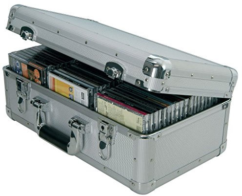 Aluminium CD flight case, 60 CDs