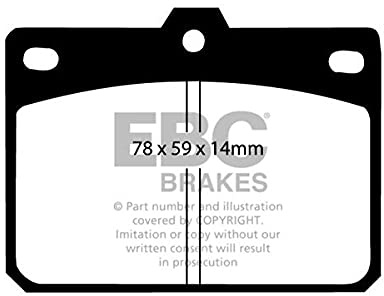 Ebc Brakes DP196 - Brake Pad Set, disc brake