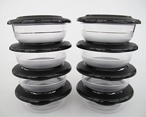 Tupperware Preludio 275ml Bowl, Black, Food Storage Container, Without Border, Stackable, Dishwasher Safe
