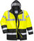 Portwest Warnschutz Kontrast Traffic-Jacke, Größe: XXXL, Farbe: Gelb/Schwarz, S466YBRXXXL