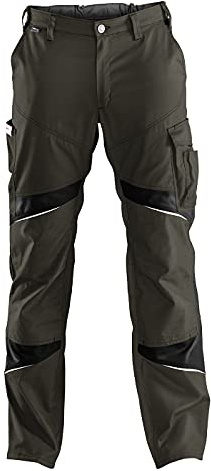 KÜBLER Workwear | KÜBLER ACTIVIQ Arbeitshose HIGH | Oliv/schwarz | Größe 110