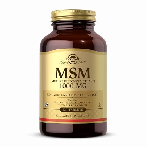 Solgar MSM 1000 mg - 120 Tablets - Gold Formula