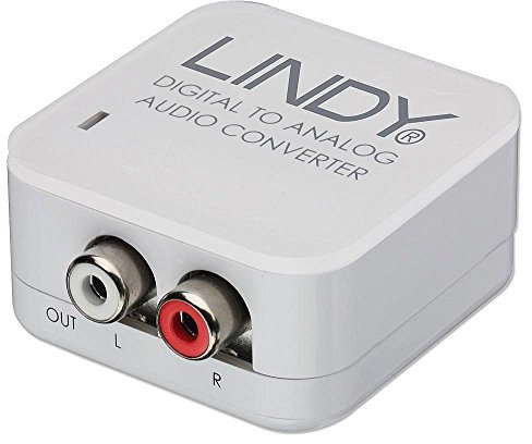 LINDY SPDIF Digital to Analogue Stereo Audio Converter