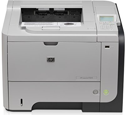 HP LaserJet Enterprise P3015dn schwarz/weiß Laserdrucker (1200x1200 DPI, 128MB RAM, 1 Gigabit Ethernet 10/100/1000T, USB 2.0) grau