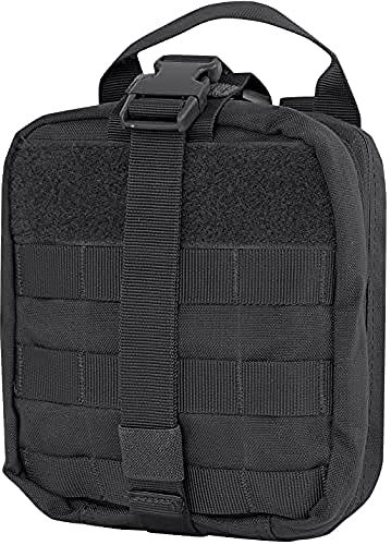 Condor MA41-002 Rip-Away EMT Pouch Black, 8 x 6 x 3.5-Inch