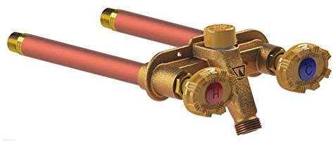 Woodford 22Cp-4-Mh Horizontal Freezeless Wall Faucet Provides Hot And Cold Water