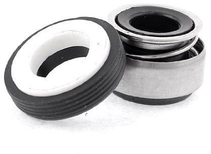 sourcing map Metallfeder 12mm Innendurchmesser Gummibalg Wasserpumpe Gleitringdichtung 301-12