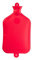 Gummi-Wärmflasche von Sänger, glatt, 3 Liter, rot