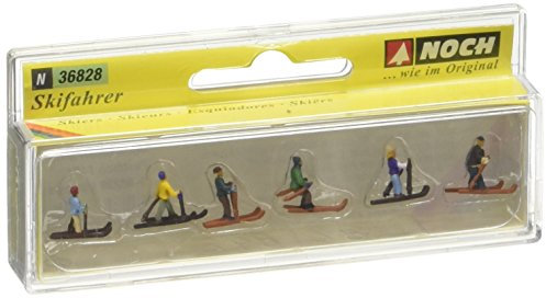 Noch 36828 N NO Figuren-Set Skifahrer