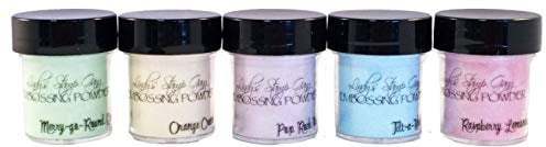 Lindy's Stamp Gang Zweifarbiges Prägepulver, 142 ml, 5 Stück