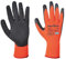 Portwest A140 Heavy Duty Thermal Grip Glove - Latex Orange/Black, Medium