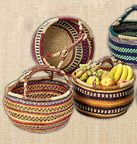 Unbekannt Seegrastasche 'Afrika', Einkaufskorb, Korbtasche, Strohtasche, Einkaufstasche, Korb