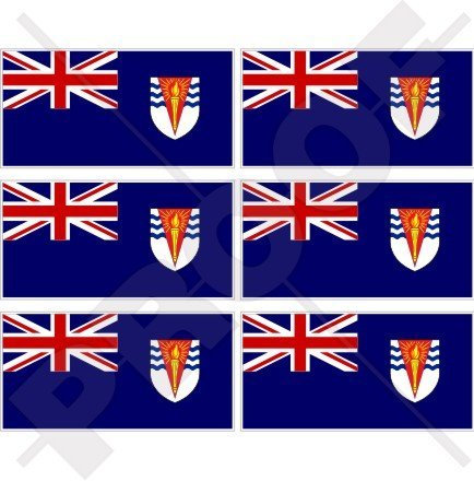 British Antarktis Territorium Ensign Flagge UK 40 mm (40,6 cm) Mobile, Handy Vinyl Mini Sticker, Aufkleber X6
