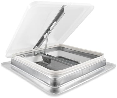 Camco RV Roof Vent Kit - Features Waterproof Design & Translucent Lid - Includes Built-In Screen - Compatible w/RV Roofs from 1.25” to 2.25” Thick - Replace Ventline, Jensen & Elixir Vents (40480)