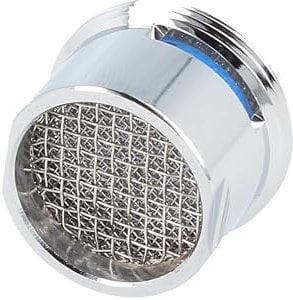 tecuro Design Mischdüse-Strahlregler-Luftsprudler - M 22x1 AG verchromt, Ø 19 mm, mit LongLife Kalkschutz dank weitmaschigem Sieb und Schmutzvorsatz