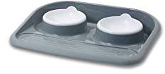 Dinner Serving Tray Butler grau 2 x 300 ml