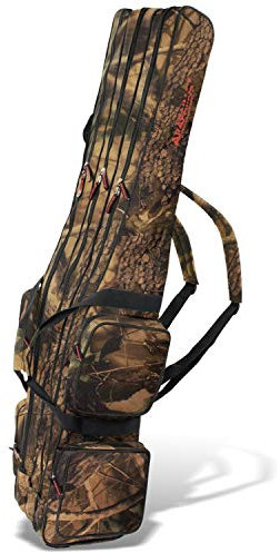 Arapaima Fishing Equipment Rutentasche Rod Case Angelkoffer mit 3 Fächern, Verschiedene Längen wählbar - Camouflage - 150 cm