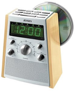 Jensen JCR560 AM/FM Stereo Dual Alarm CD Clock Radio