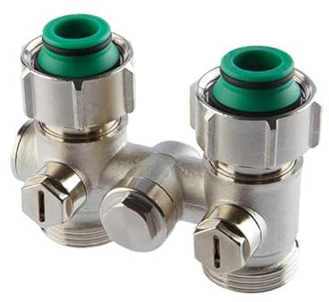 Simplex Module de raccordement DROIT HB 1-P EXCLUSIV D2/50 MONOTUBE pour radiateur à robinetterie intégrée à raccord mâle fileté G3/4 F10005
