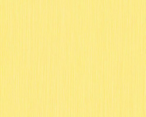 Tapete 8753-72 A.S. Création Tapeten 875372 Springtime 3 Uni gelb Papiertapete Strukturen blauer Engel
