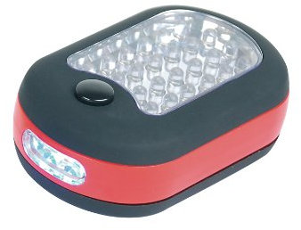Brüder Mannesmann Arbeitsleuchte, mit 24+3 LED's, oval, mit Haken | M30646