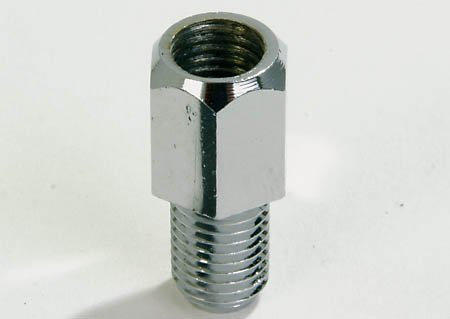 SHIN YO Spiegeladapter Loch M8 re. auf Bolzen M8 li. verchromt