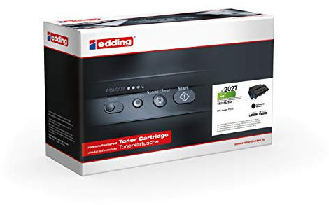 edding Toner EDD-2027 - Schwarz - Reichweite 6000 Seiten - Ersetzt HP 55A (CE255A)