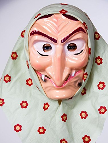 Generique - Hexe Kopftuch Maske Theatermaske Gesichtsmaske bunt