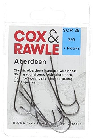 Cox & Rawle Aberdeen Sea Fishing Hook - Black Size 2/0