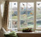 Komar Fenstersticker Vögel - Birds - 2 Bogen in der Größe 31 x 31 cm - Fensteraufkleber, Fensterdeko, Fensterfolie, Blaumeise, Kohlmeise, Rotkehlchen, Gartenvögel, gegen Vogelschlag